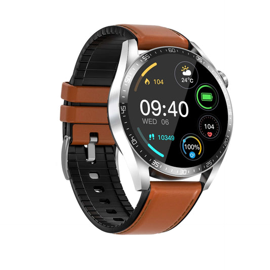 Music AI Voice Offline Payment Blood Oxygen ECG NFC Access Control Smart Watch - Mensclub.co.uk