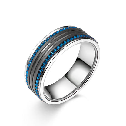 Stainless Steel Gear Ring New European And American Rings - Mensclub.co.uk