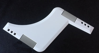 Transparent Black Beard Comb | Dual Teeth | High-Quality ABS Plastic | Perfect Beard Styling Tool