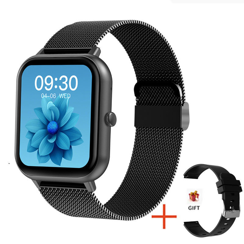 AI Voice Assistant Smart Watch | Heart Rate, Blood Pressure, Blood Oxygen & Sleep Monitoring | Waterproof AMOLED Touch Screen