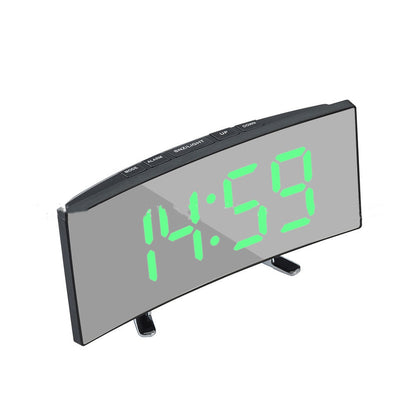 Creative Digital LED Mirror Alarm Clock | Sleek Design with Big Mirror Display | Home & Office Use