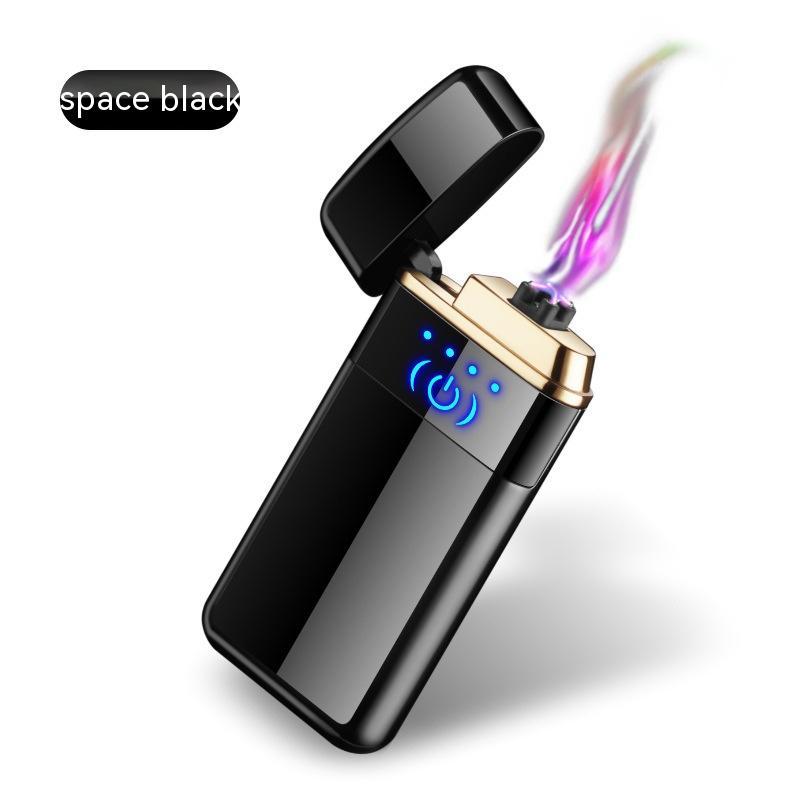 Windproof Electronic Cigarette Lighter | USB Rechargeable, Metal Design in Multiple Colors