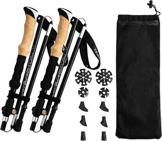 Night Cat Folding Trekking Poles-0