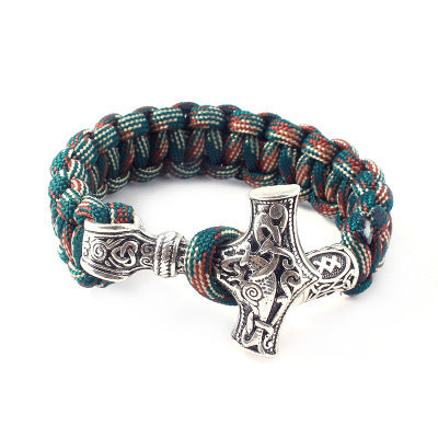 Unisex Viking Bracelet – Metal with Geometric Design | Stylish & Versatile Accessory