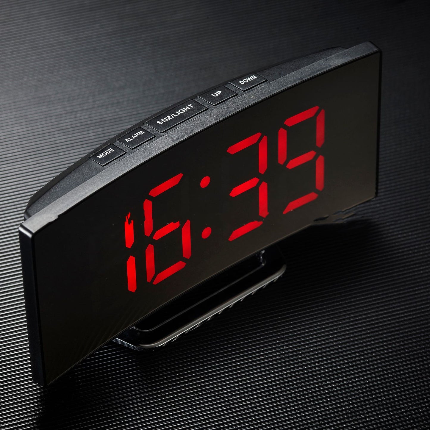 Creative Digital LED Mirror Alarm Clock | Sleek Design with Big Mirror Display | Home & Office Use