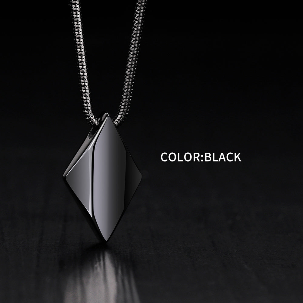 Stylish Tungsten Pendant Necklace for Men & Women | Multiple Color Options