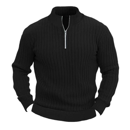 Leisure Pullover Men's Sweater – Straight Fit for Everyday Comfort