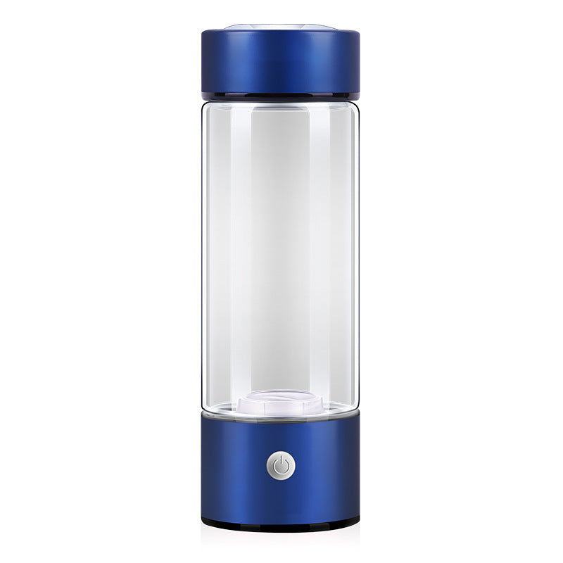 Hydrogen Water Bottle | Portable Borosilicate Glass, Antioxidant Technology for Cellular Health & Hydration