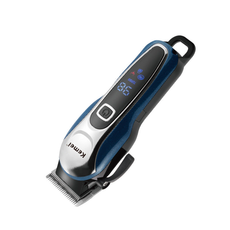 Professional Rechargeable LCD Display Hair Clipper | Low Noise | 5W Motor | Salon-Quality Cuts