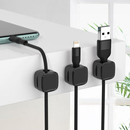 Magnetic Cable Clip Under Desk Cable Management | Easy Installation, Secure Cord Organizer