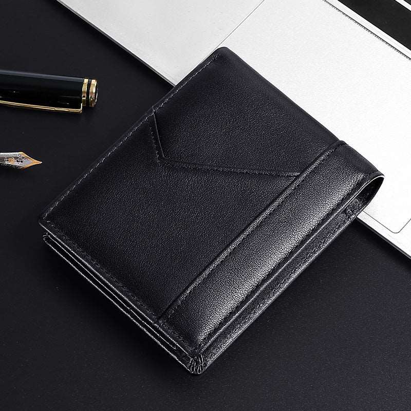 Anti-magnetic Theft Wallet With Photo Window - Mensclub.co.uk