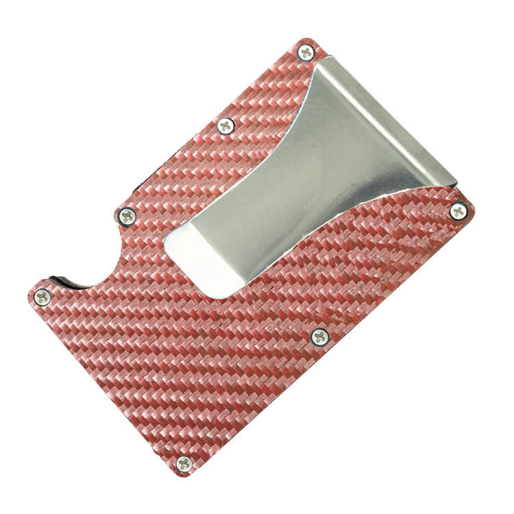 Carbon fiber metal wallet - Mensclub.co.uk