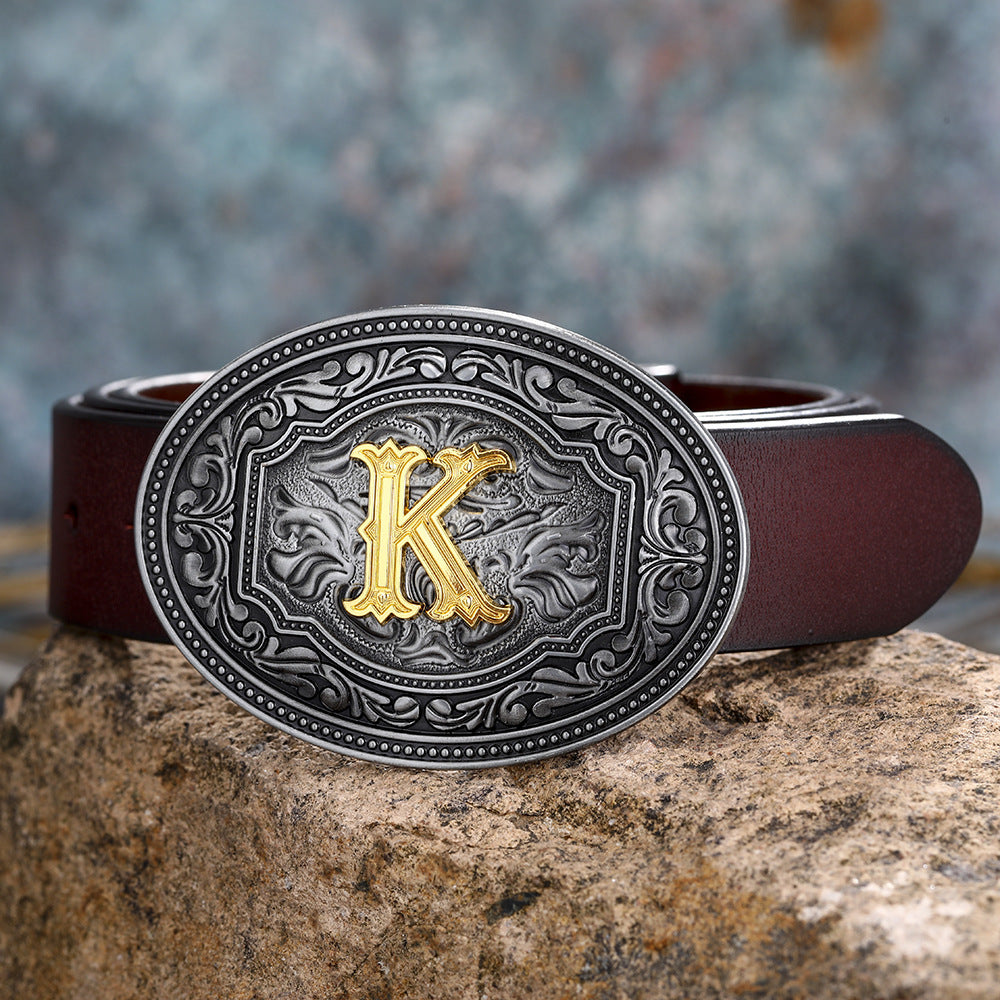 Personalized Letter Buckle Belts – Fashionable & Simple Accessory