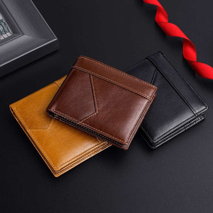 Anti-magnetic Theft Wallet With Photo Window - Mensclub.co.uk