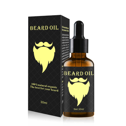 Sage Scented Beard Oil - Men's Care, 30ml, Nourishing & Softening Formula for Well-Groomed Beards