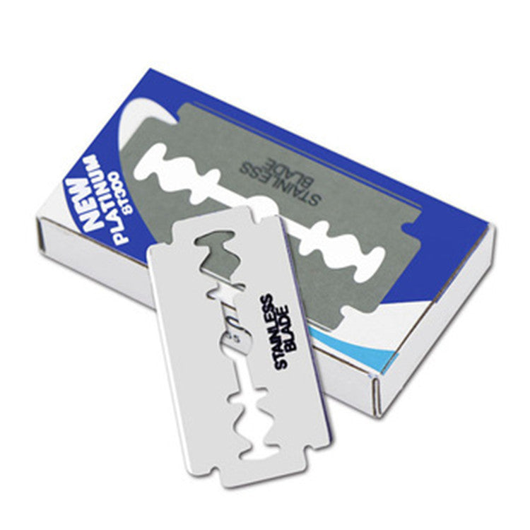 High-Quality Stainless Steel Razor Blades - 2.5*4.5CM, Pack of 10