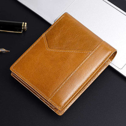 Anti-magnetic Theft Wallet With Photo Window - Mensclub.co.uk