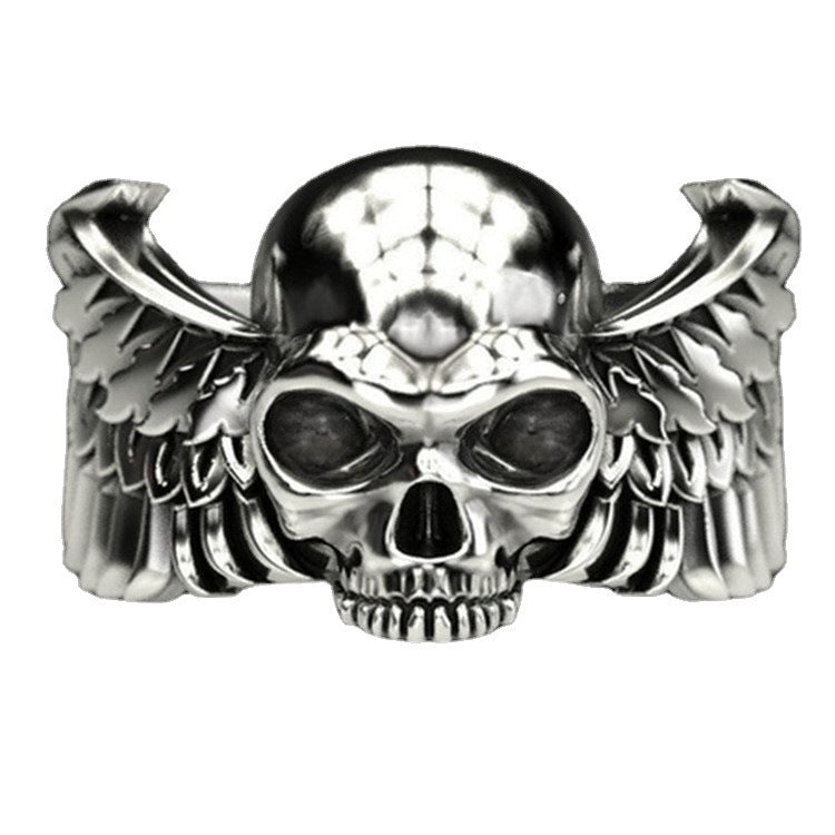 Mens Fashion Personality Punk Skull Ring - Mensclub.co.uk