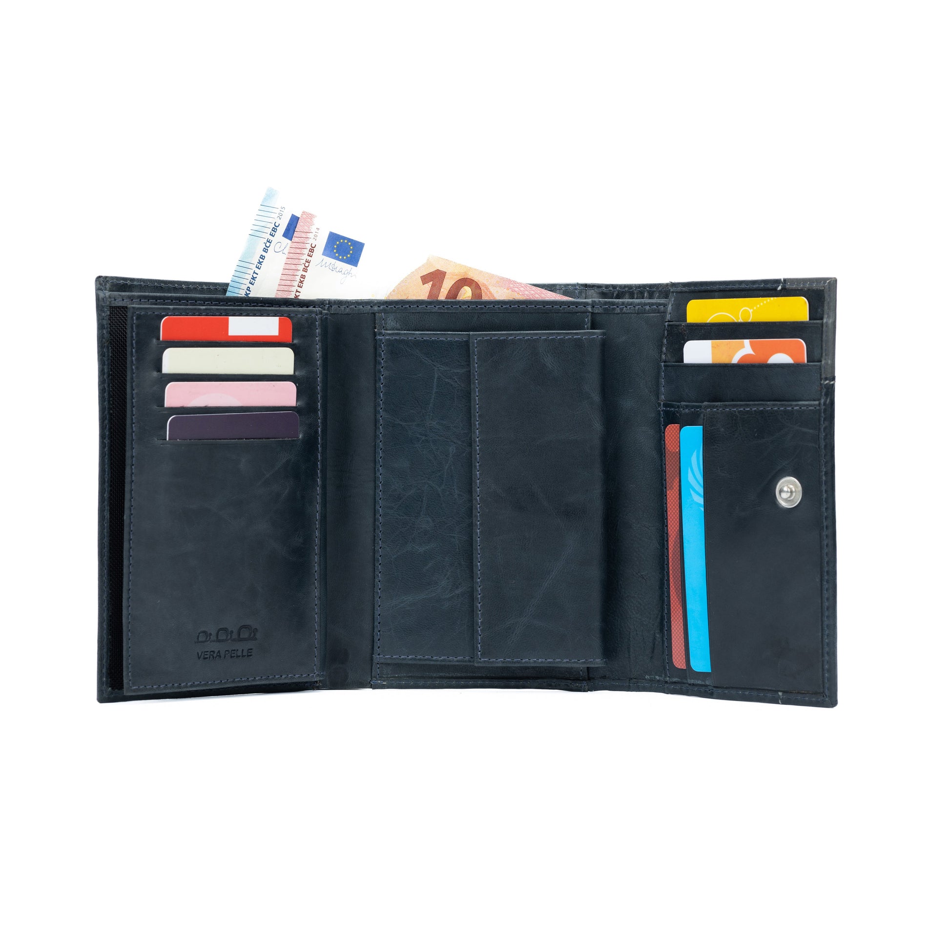 K11133AB | Women's Wallet in Genuine Leather Col. Black-0