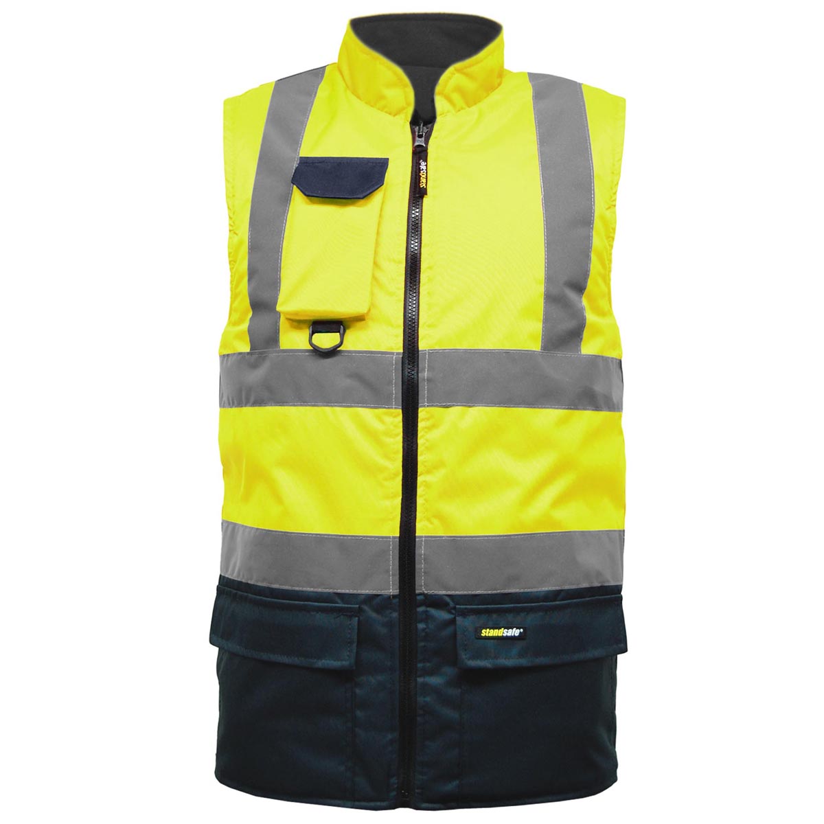 Hi Vis Reverible Bodywarmer - HV010 / HV037-6