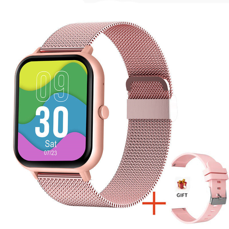 AI Voice Assistant Smart Watch | Heart Rate, Blood Pressure, Blood Oxygen & Sleep Monitoring | Waterproof AMOLED Touch Screen