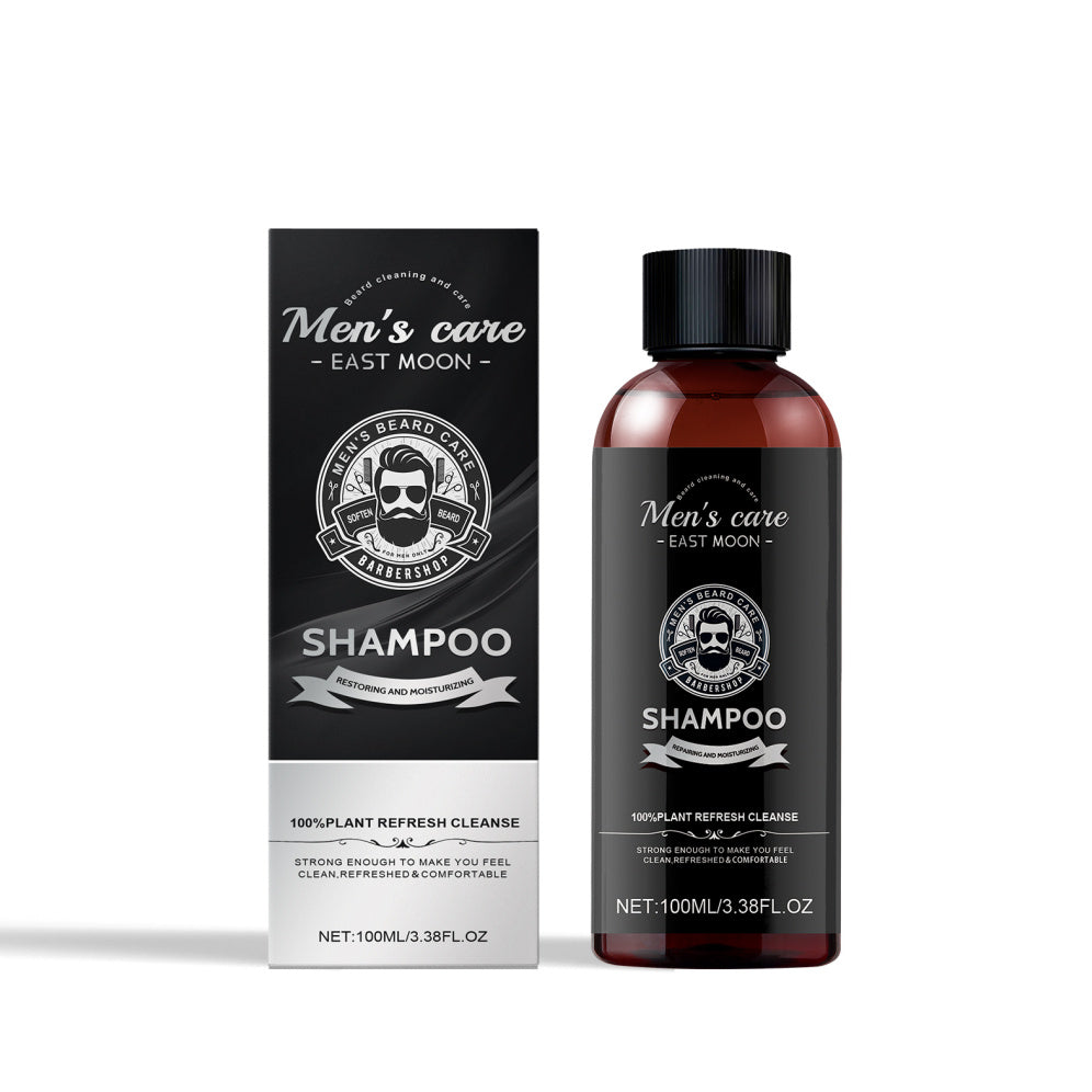 Men's Facial Hair Care Set | Beard Shampoo & Conditioner with Argan & Jojoba Oils | Gift-Ready Packaging