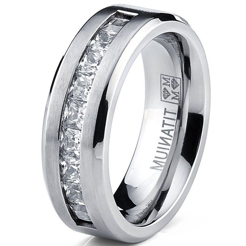 Diamond Men's Rings Luxury Wedding Engagement - Mensclub.co.uk