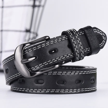 Unisex Imitation Leather Belt | Square Alloy Pin Buckle | Versatile Design for Men & Women | Multiple Colours