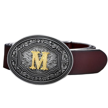 Personalized Letter Buckle Belts – Fashionable & Simple Accessory