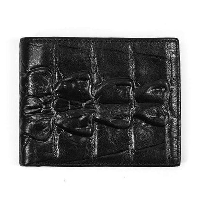 Men's Leather Wallet Embossed Wallet Crazy Horse Leather - Mensclub.co.uk