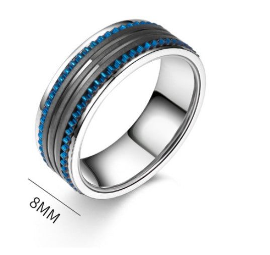 Stainless Steel Gear Ring New European And American Rings - Mensclub.co.uk