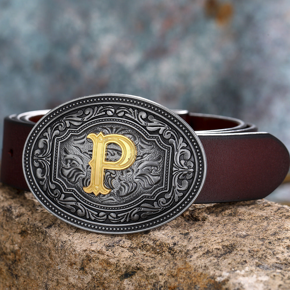 Personalized Letter Buckle Belts – Fashionable & Simple Accessory