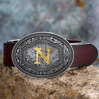 Personalized Letter Buckle Belts – Fashionable & Simple Accessory