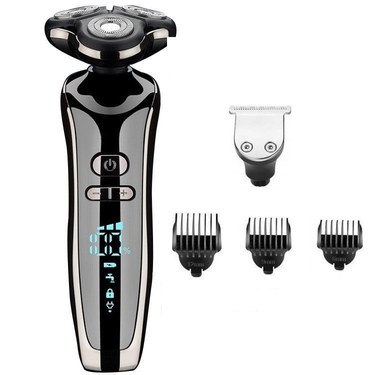 FB-507 Electric Shaver - Multi-Functional Grooming Kit with Beard Trimmer, Nose Hair Device, and USB Charging