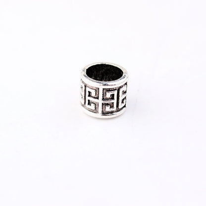 Skull Decorative Beard Rings – High-Quality Alloy Hair Bands with Unique Patterns – Available in Various Styles and Colors