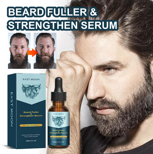 Beard Care Solution Gentle & Shine - 30ml Beard Root Strengthener with Ginger, Ginseng, and Herbal Extracts