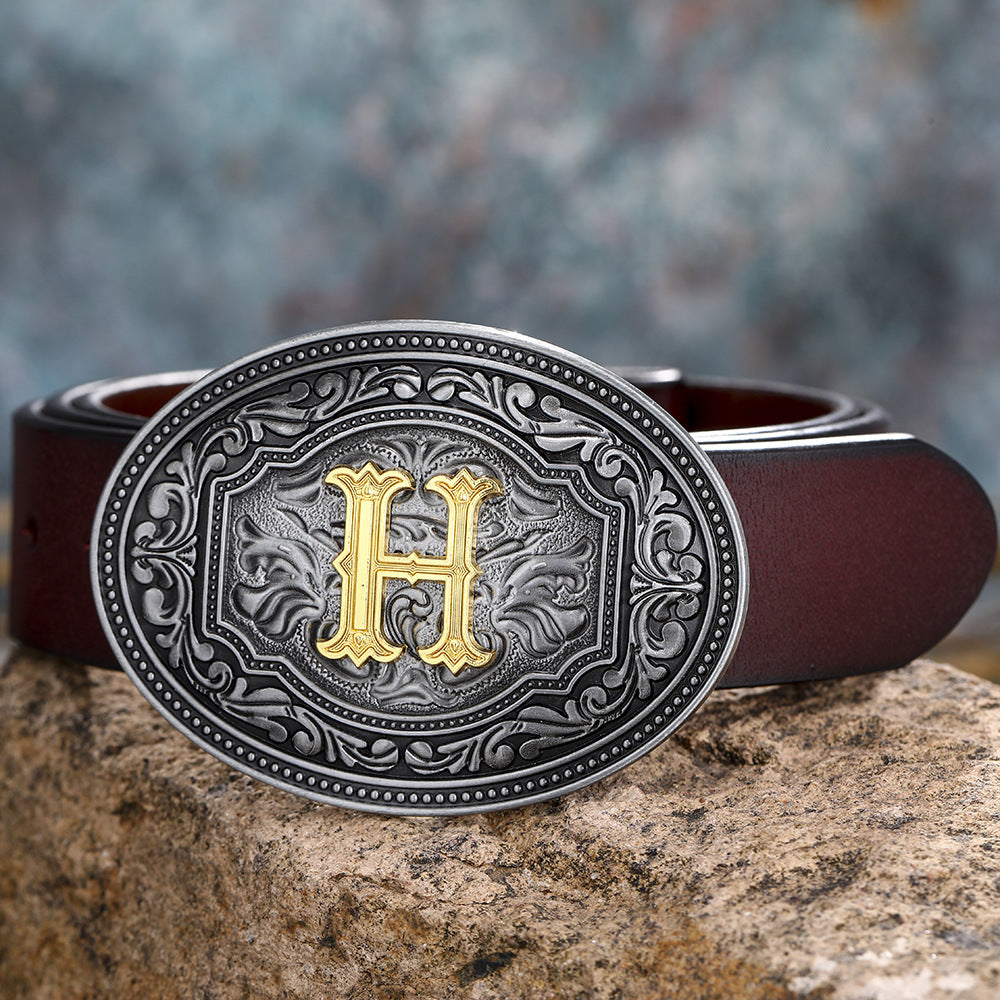 Personalized Letter Buckle Belts – Fashionable & Simple Accessory