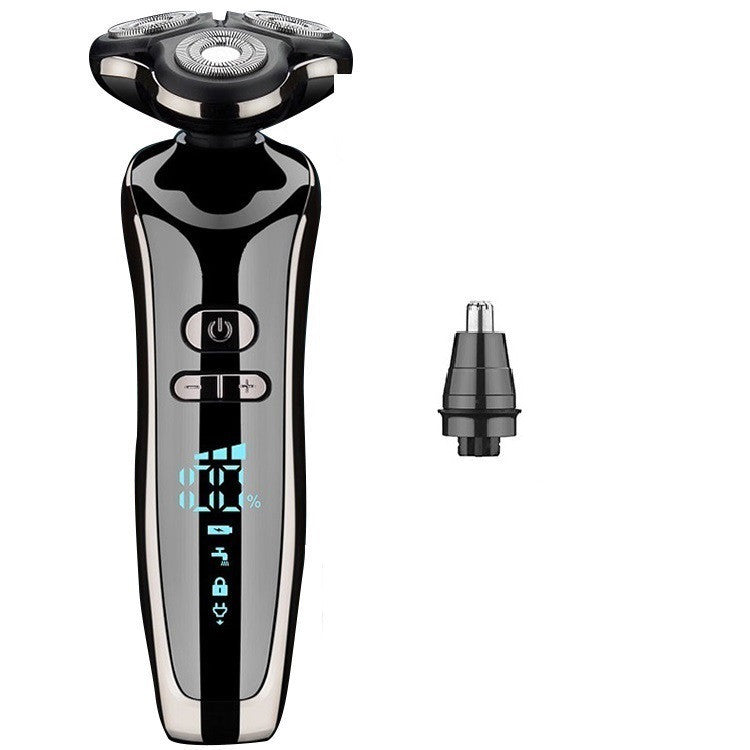 FB-507 Electric Shaver - Multi-Functional Grooming Kit with Beard Trimmer, Nose Hair Device, and USB Charging