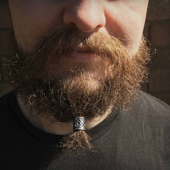 Skull Decorative Beard Rings – High-Quality Alloy Hair Bands with Unique Patterns – Available in Various Styles and Colors