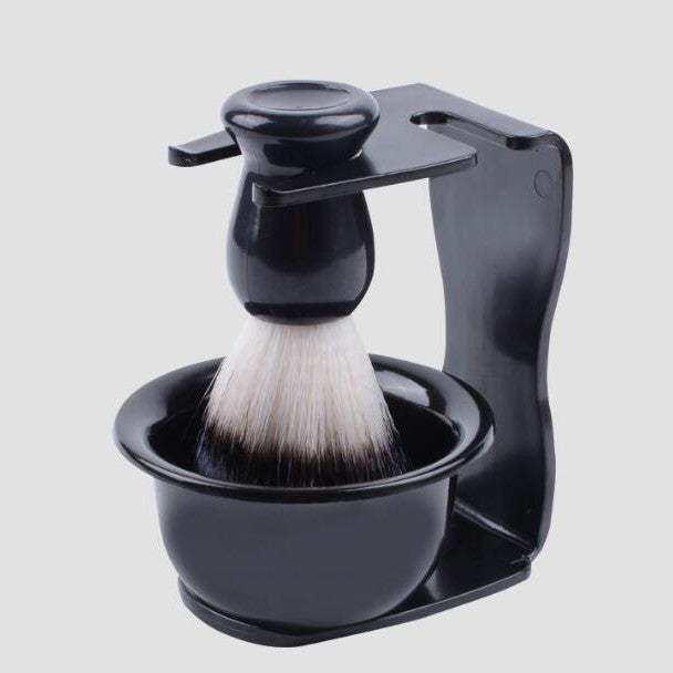 Men's Beard Suit Pogonotomy Brewing Bowl Barber Beard Cleaning Care Nylon Hair Beard Brush