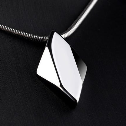 Stylish Tungsten Pendant Necklace for Men & Women | Multiple Color Options