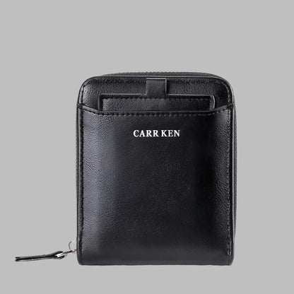 Men's Short Casual Fashion Zipper Wallet - Mensclub.co.uk