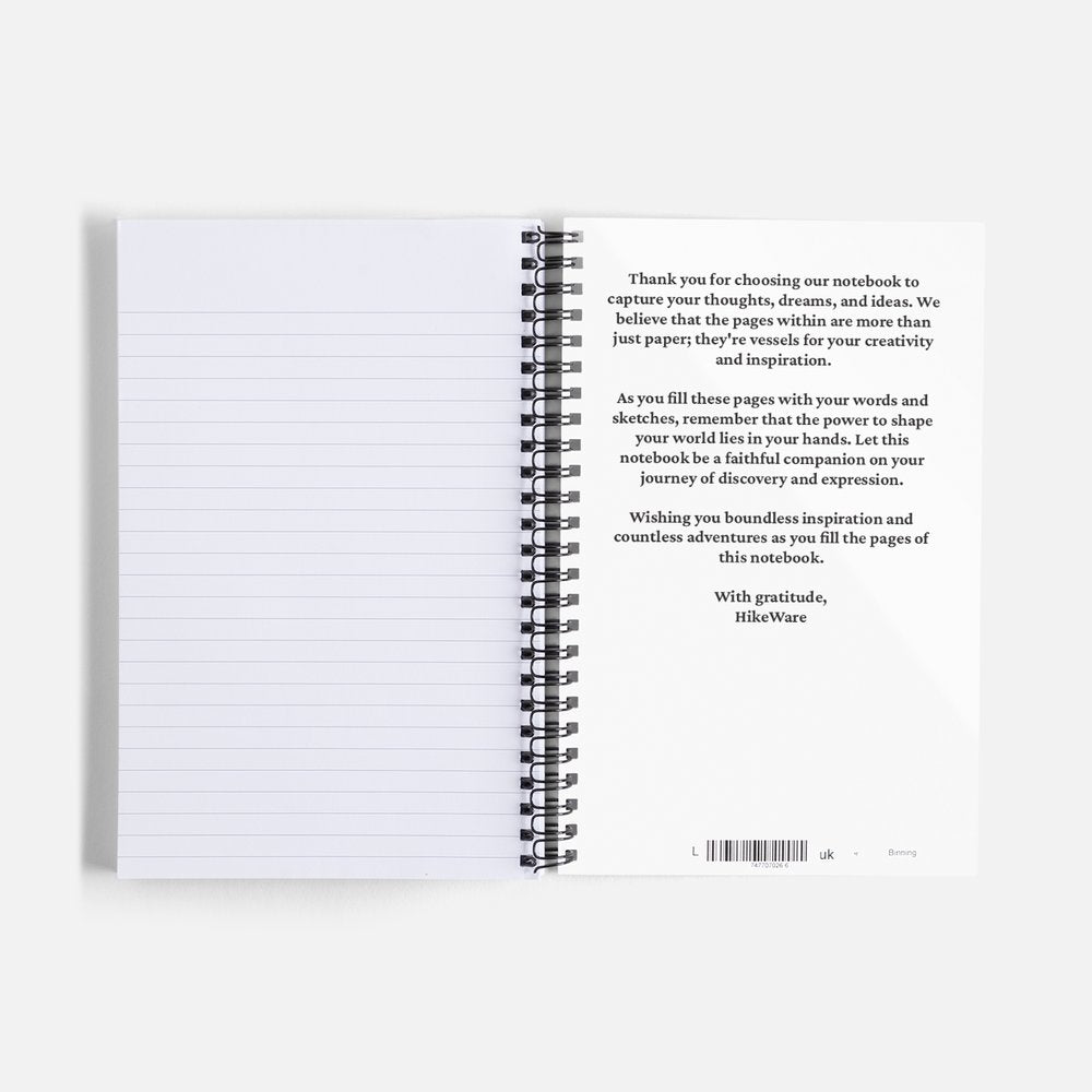 HikeWare Wirebound Notebook, A5-2