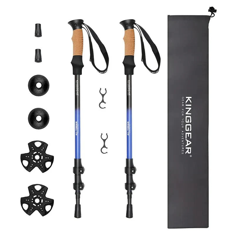 KingGear Aluminium Hiking Poles-1