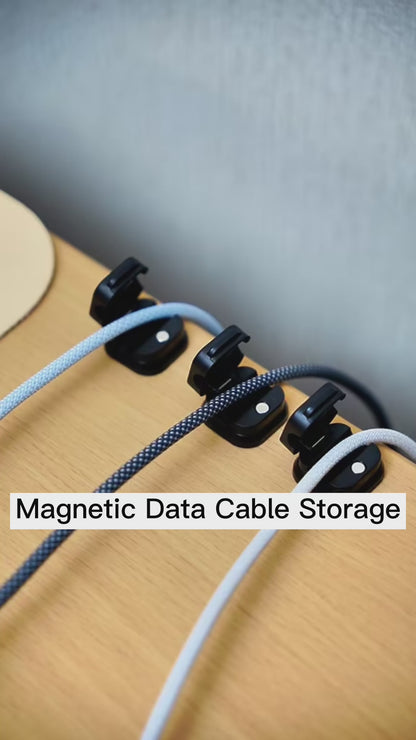 Magnetic Cable Clip Under Desk Cable Management | Easy Installation, Secure Cord Organizer