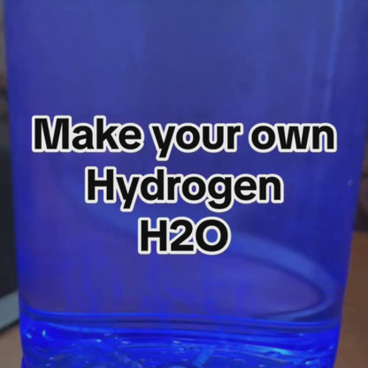 Hydrogen Water Bottle | Portable Borosilicate Glass, Antioxidant Technology for Cellular Health & Hydration