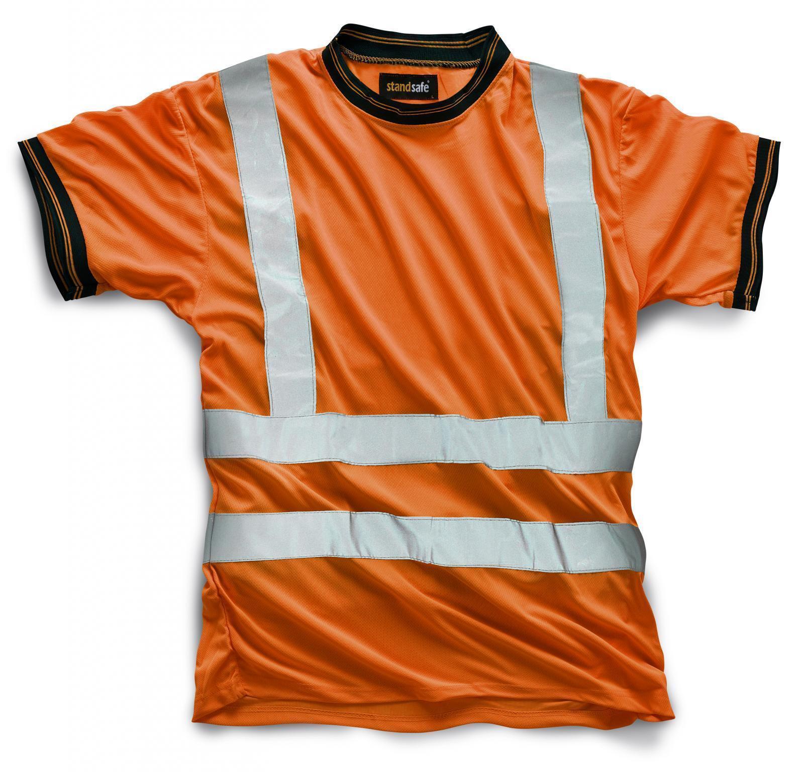 Hi Vis HV007 Short Sleeve Crew Neck T-Shirt-2